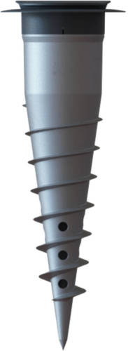 Acaza Gard & Rock® Gepatenteerd Grondanker met schroef - Grond Plug / Anker - Aluminium