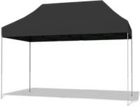 Lizzely Garden & Living Easy up 3x4,5m zwart 30mm (aluminium buizen) zonder zijwanden semi prof partytent opvouwbaar