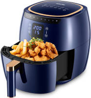 Swiss Pro+ Digitale Airfryer Donkerblauw 7L - 7 Liter