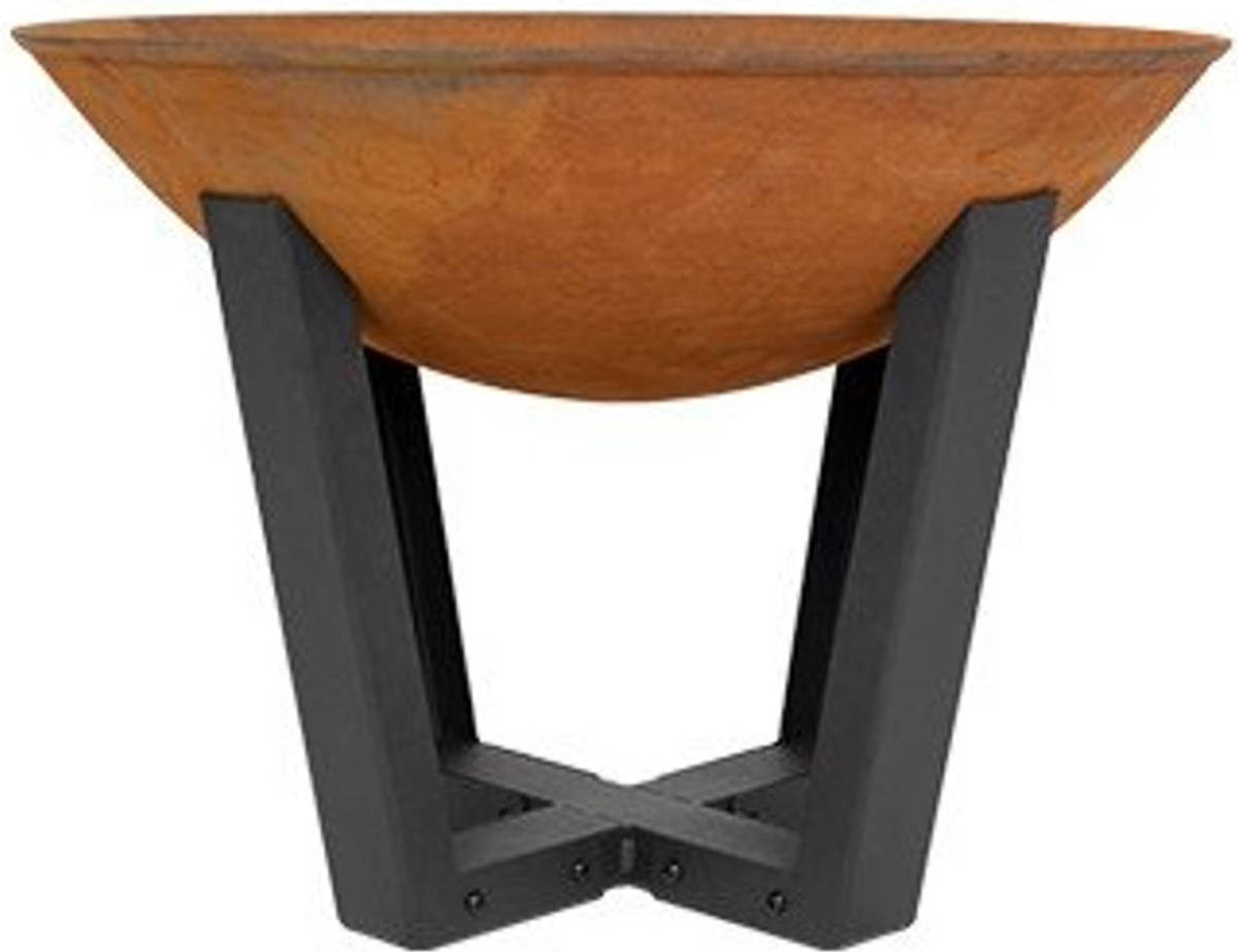 La Hacienda Vuurschaal Icarus Small Ø 56 cm - L 56 x B 56 x H 41 cm - Staal - (Roest)bruin