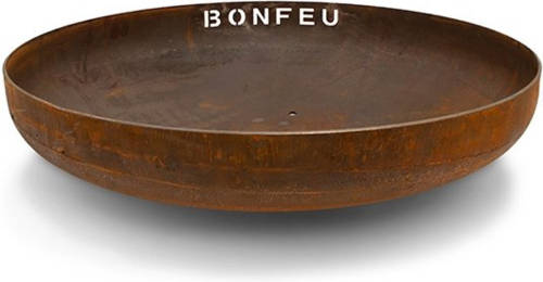 Bonfeu Vuurschaal Ø150 CortenStaal - L 150 x B 150 x H 35 cm - Staal - (Roest)bruin