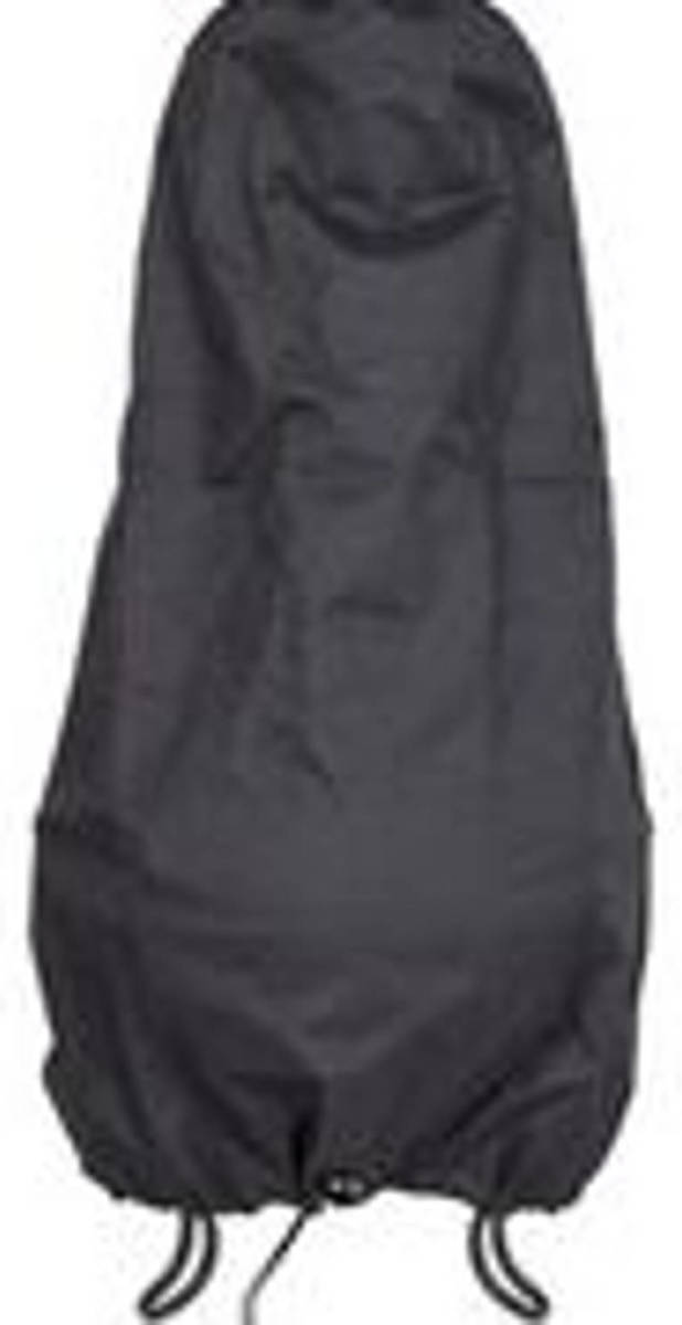 La Hacienda Premium Beschermhoes Large (Hoogte 95 cm) - D 54 cm x H 95 cm (diepte boven 25 cm) - Polyester - Zwart