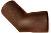 Bonfeu Bocht 45° Roest - L 10 x B 15 x H 20 cm (Ø10 cm) - Staal - (Roest)bruin