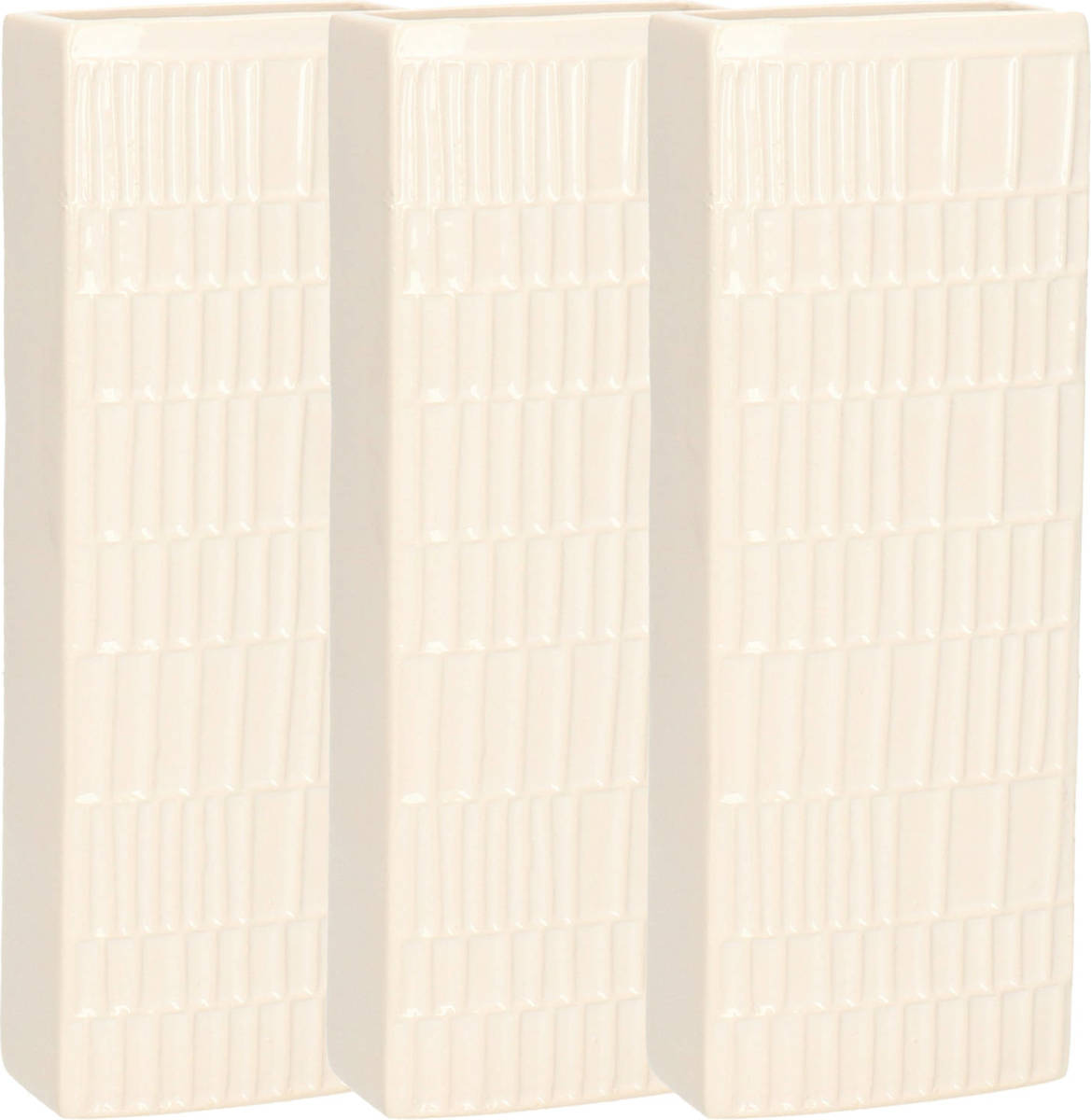 Gerimport Waterverdamper - 3x - wit - keramiek - 400 ml - radiatorbak - Luchtbevochters