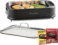 MediaShop PowerXL Smokeless Grill- Elektrische Grill - Rookloos & geurloos grillplezier - met grillplaat & aromafunctie