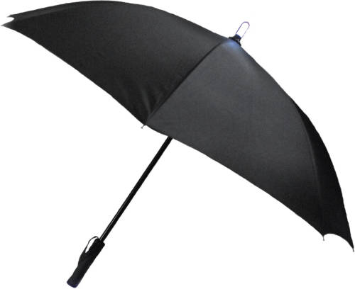 Classic Canes Paraplu - Zwart - Met LED verlichting - Polyester - Doorsnee doek 108 cm - Lengte 85 cm