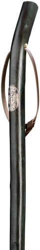 Gastrock Jachtstok - Olijfgroen - Kastanje hout - Lengte 95 cm - Jagers wandelstok - Wandelstok outdoor