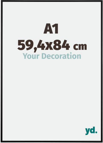 Your Decoration Fotolijst 59,4x84cm A1 Zwart Mat Aluminium Austin