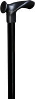 Gastrock Verstelbare wandelstok - Zwart - Rechtshandig - Relax-grip - Ergonomisch handvat - Aluminium - Lengte 76 - 99cm