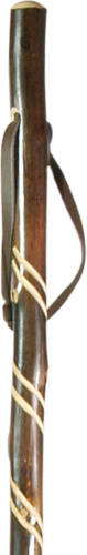 Classic Canes Jachtstok - Bruin - Kastanje hout - Spiraal - Lengte 122 cm - Jagers wandelstok - Wandelstok outdoor
