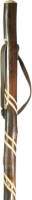 Classic Canes Jachtstok - Bruin - Kastanje hout - Spiraal - Lengte 122 cm - Jagers wandelstok - Wandelstok outdoor