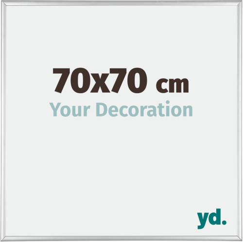 Your Decoration Fotolijst 70x70cm Zilver Glanzend Aluminium Austin