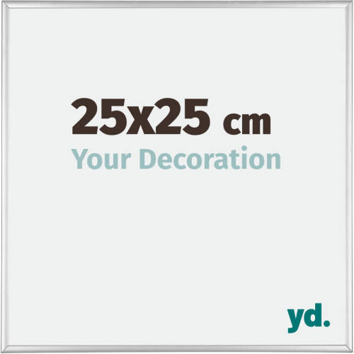 Your Decoration Fotolijst 25x25cm Zilver Glanzend Aluminium Austin