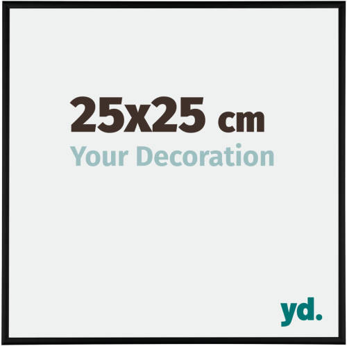 Your Decoration Fotolijst 25x25cm Zwart Mat Aluminium Austin