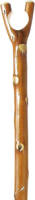 Classic Canes Jachtstok - Bruin - Kastanje hout - Duimgrip - Lengte 122 cm - Wandelstokken - Wandelstok outdoor