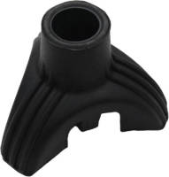 Classic Canes Wandelstok dop - Type T - 19 mm - Rubber - Driepoot - Wandelstokdop - Wandelstokdoppen - Dop