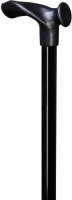 Gastrock Verstelbare wandelstok - Zwart - Linkshandig - Relax-grip - Ergonomisch handvat - Aluminium - Lengte 76 - 99 cm