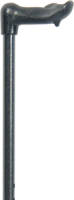 Classic Canes Verstelbare wandelstok - Zwart - Rechtshandig - Ergonomisch handvat - Roestvrijstaal - Lengte 82 - 105 cm