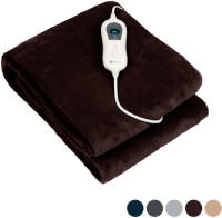 Hoyz Nuvoo Elektrische Bovendeken - 180x160 cm XL - Warmtedeken - Elektrisch deken - 3 Standen - 2 Persoons - Bruin
