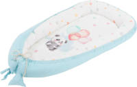 Baby Nest Omkeerbaar overtrek 90x50 cm Lichtblauw Katoen Joyz
