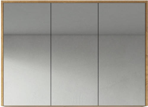 Badplaats Spiegelkast Cuba 100 x 16 x 72 cm - eiken