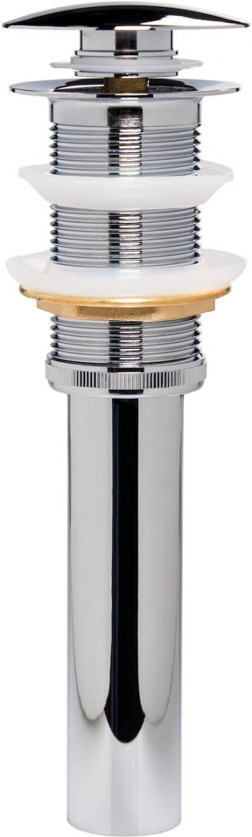 Badplaats Afvoerplug groot - chroom - zonder overloop