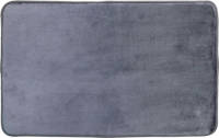 Loti Living Badmat Antislip - Douchemat - Badmat Badkamer - Vloermat - Flanel badmat - Memory foam - Grijs - 50x80 cm