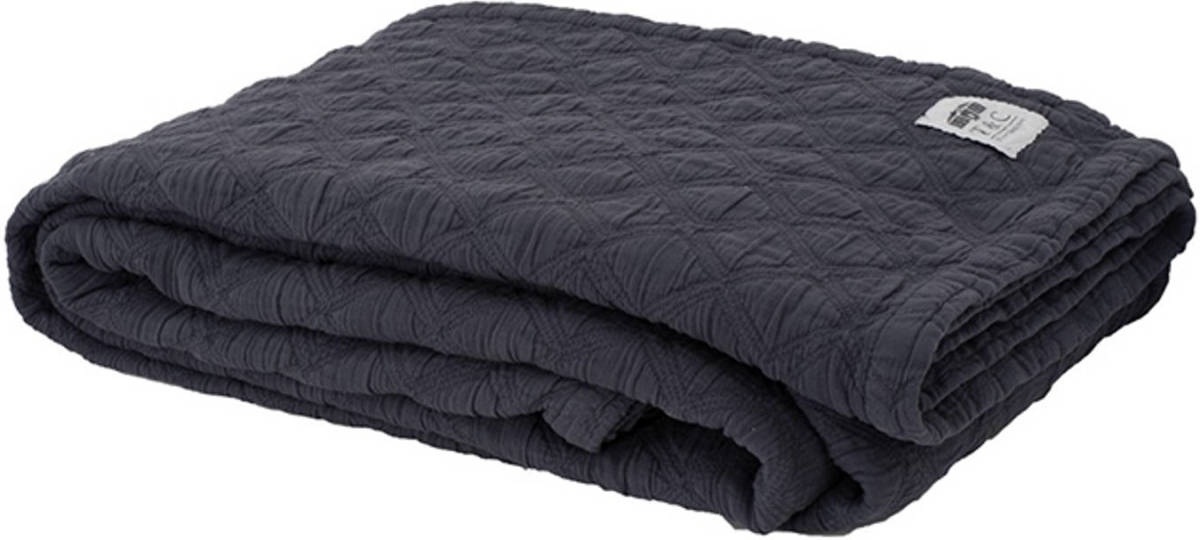 Town & Country Sprei Iris Blauw-1-persoons (180 x 260 cm)