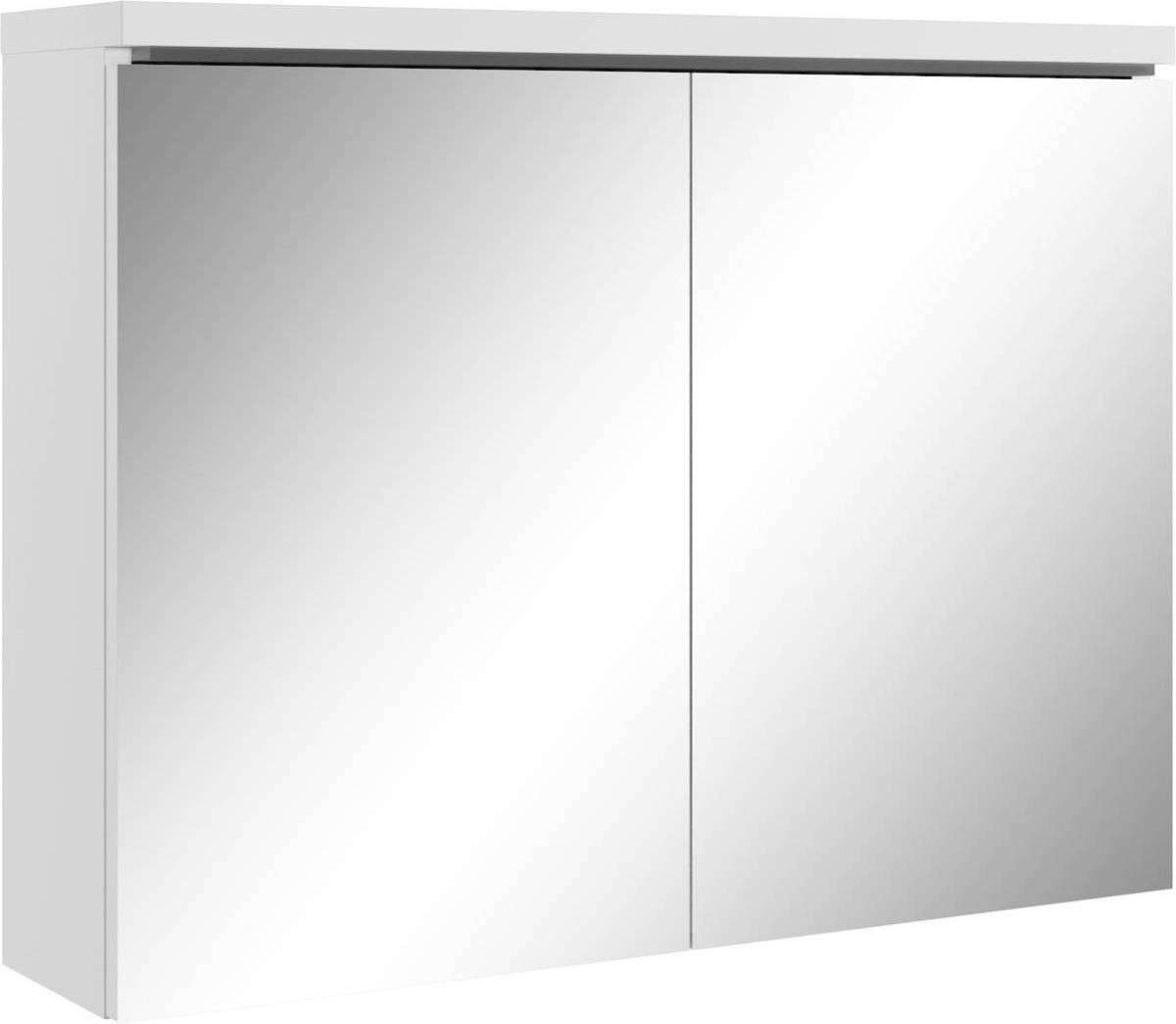 Badplaats Spiegelkast Paso LED 80 x 20 x 60 cm - wit