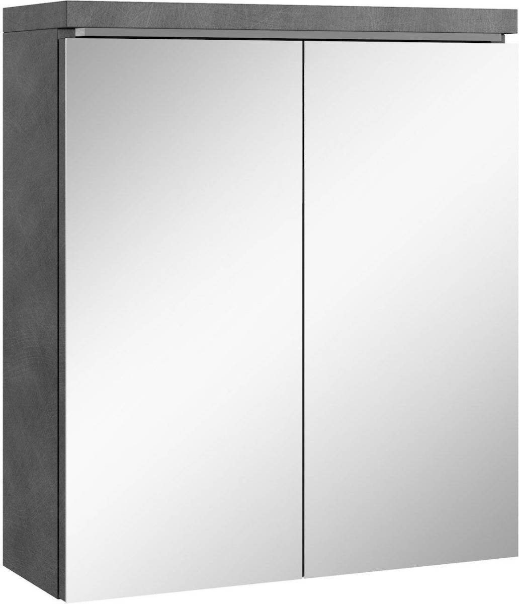 Badplaats Spiegelkast Toledo 60 x 20 x 60 cm - donker grijs