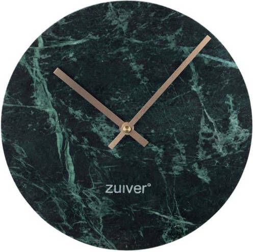 Zuiver - Clock Marble Time Green - groen