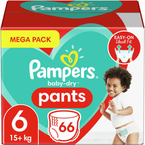 Pampers - Baby Dry Pants - Maat 6 - Mega Pack - 66 luierbroekjes