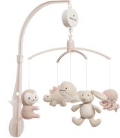 Baby's Only Muziekmobiel - Animals/Old Pink Warm Linen