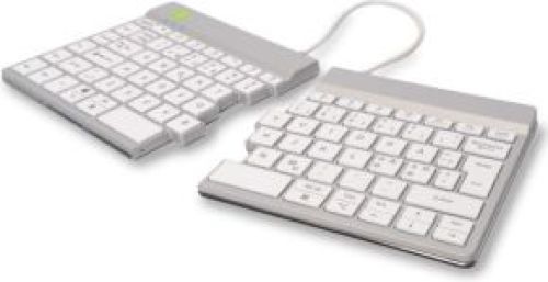 R-Go Tools Split Break toetsenbord Bluetooth QWERTY Scandinavisch Wit