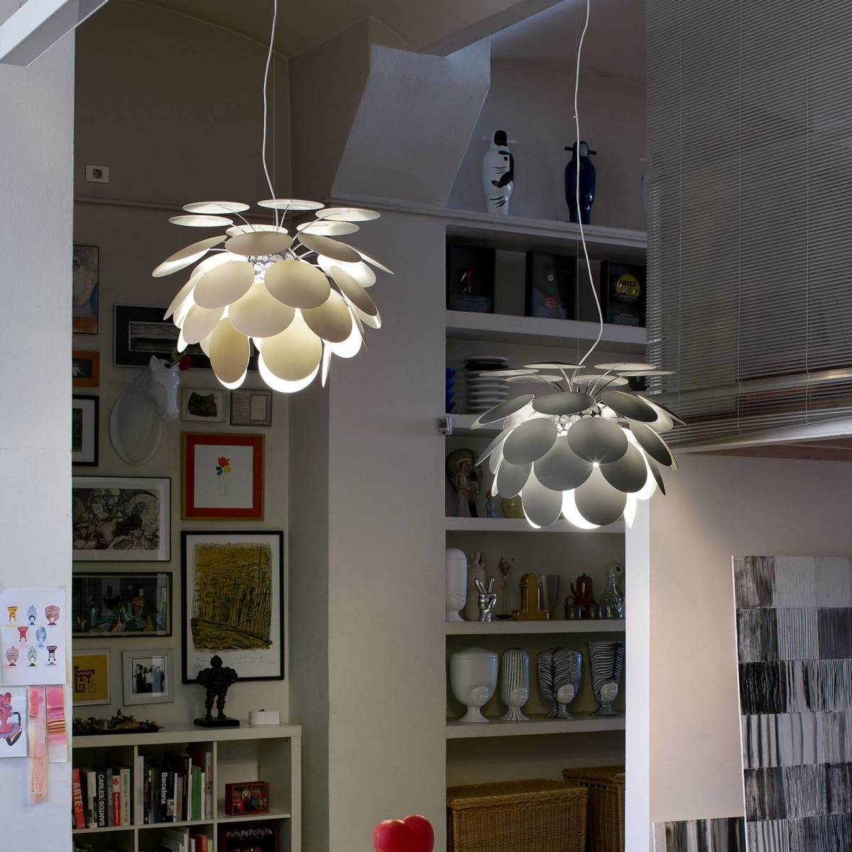 Marset Discocó hanglamp Ø 35 cm grijs mat