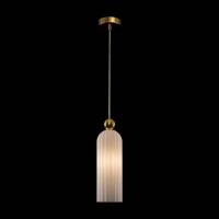 Maytoni Antic hanglamp, glazen kap in wit