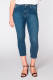 Yoek high waist skinny capri jeans lichtblauw