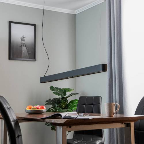 Nowodvorski Lighting Hanglamp Soft grafiet 125 cm