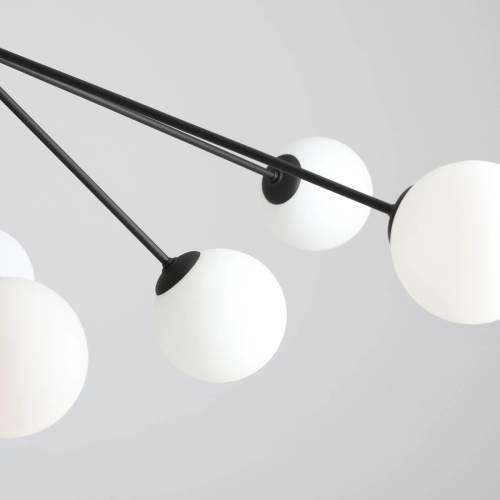 ALDEX Hanglamp 1082M1, 10-lamps, zwart