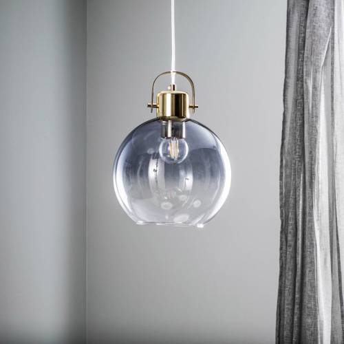 Alfa Hanglamp Haze, 1-lamp, blauw