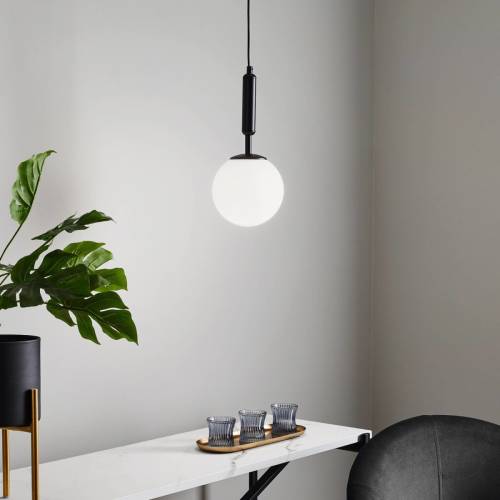 Luminex Hanglamp Nalo, 1-lamp, zwart