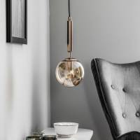 Alfa Hanglamp Volda Picolo 1-lamp zwart/goud Ø15cm