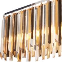 Searchlight Hanglamp Clarissa met kristallen prisma's, 100 cm