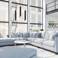 Eko-Light Hanglamp Corte, zwart, 3-lamps, langwerpig