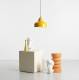 ALDEX Hanglamp Mille, 1-lamp, mosterdgeel