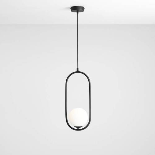 ALDEX Hanglamp Dione, 1-lamp, zwart/wit