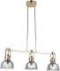 Lucea Hanglamp Mago, goud, 3-lamps