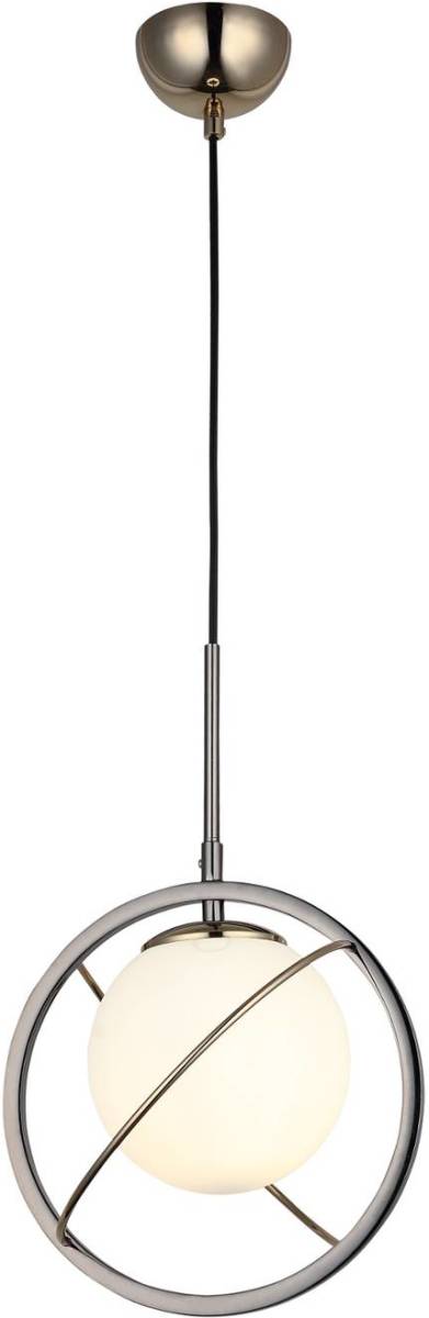 Lucea Hanglamp Mondo, goud/parelzwart, 1-lamp