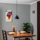 Opviq Hanglamp Tattoo 2396, Ø18cm, zwart/goud