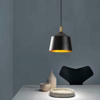 Opviq Hanglamp Saglam 3720 1-lamp Ø25cm zwart/goud